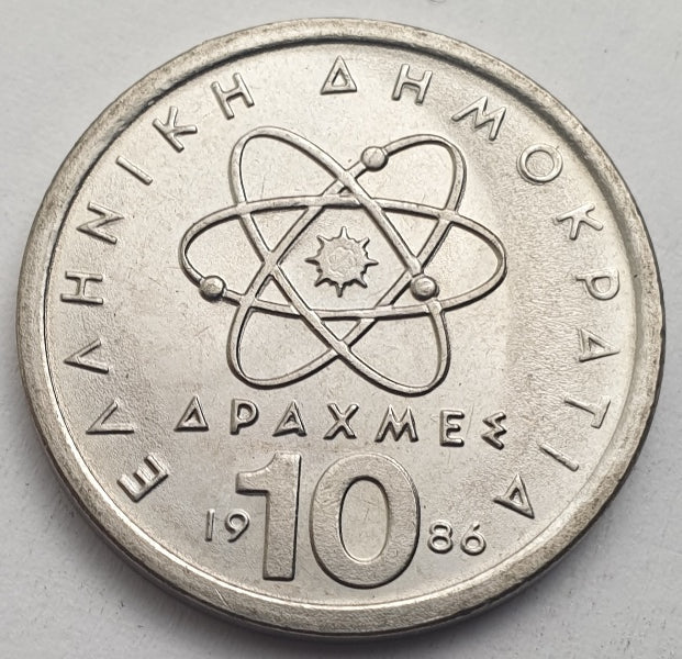 Greece - 10 Drachmas 1986, UNC