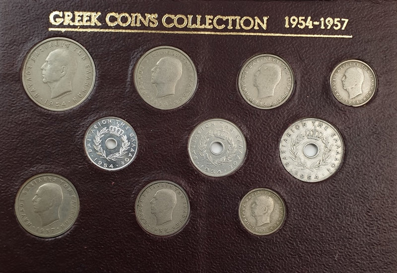 Greece - Set Drachmas 1954 - 1957