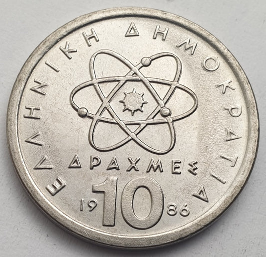 Greece - 10 Drachmas 1986, UNC