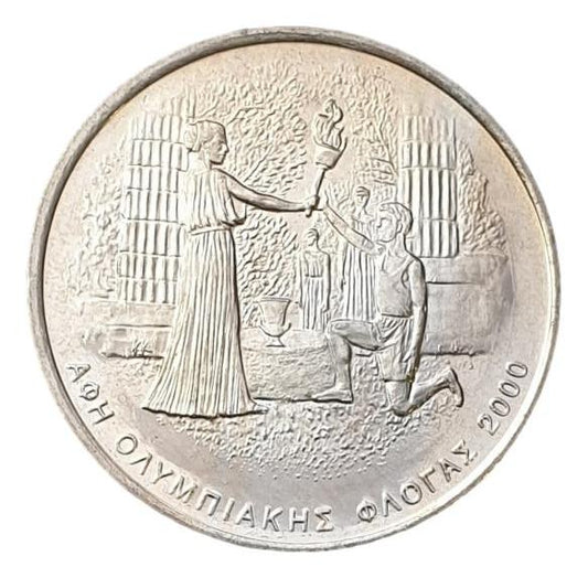 Greece - 500 Drachmas 2000, Olympic Flame, UNC