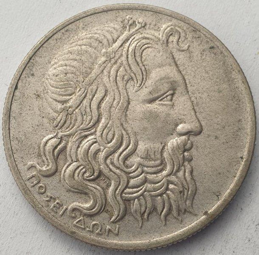Greece - 20 Drachmai 1930, Silver