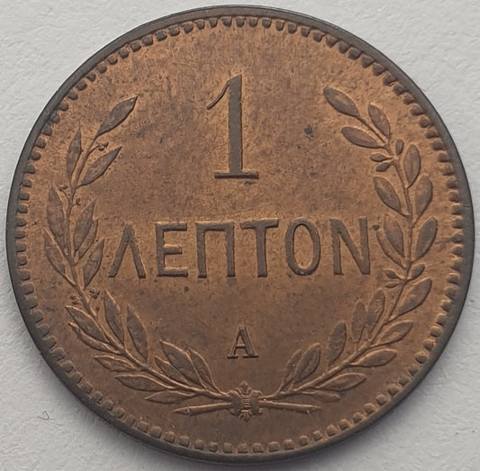 Greece - 1 Lepton 1901, Crete
