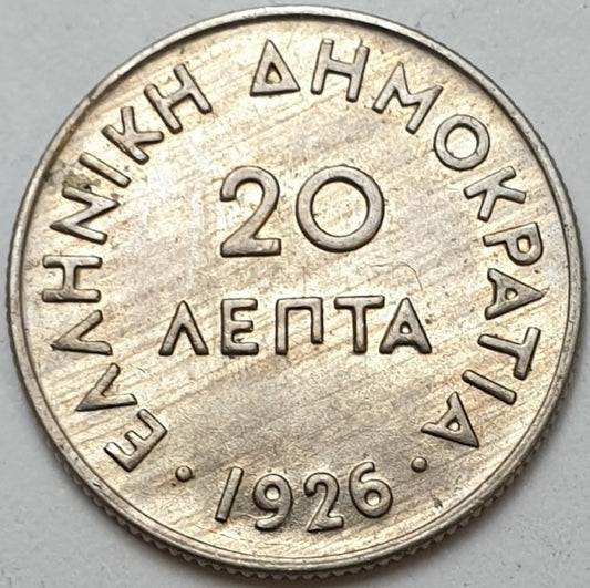 Greece - 20 Lepta 1926