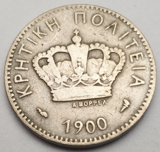 Greece - 10 Lepta 1900, Crete