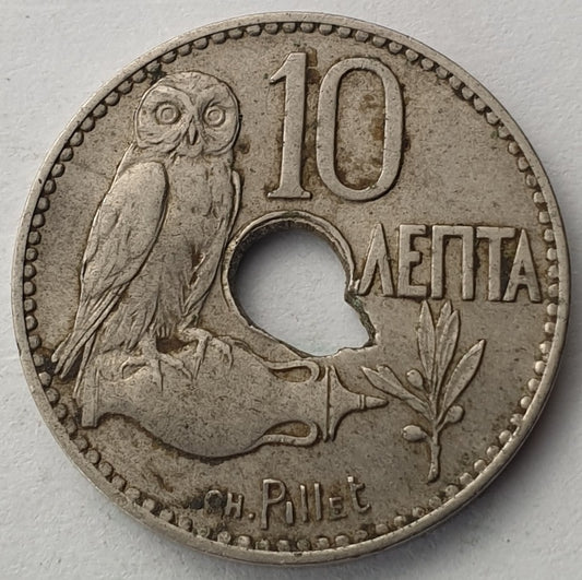 Greece - 10 Lepta 1912, George I