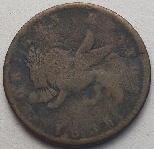 Greece - 1 Lepton 1858, Ionian Islands