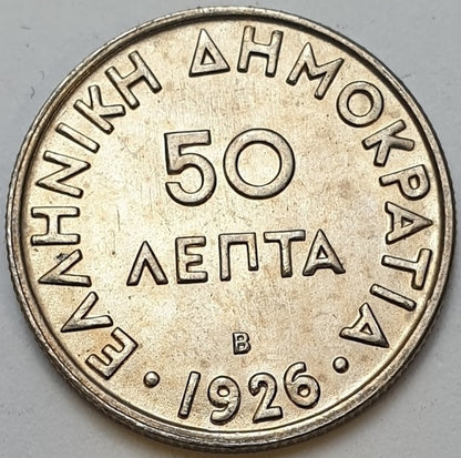 Greece - 50 Lepta 1926B