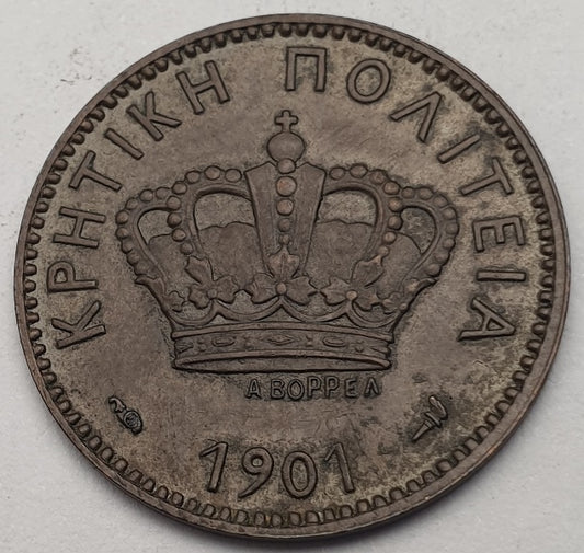 Greece - 2 Lepta 1901A, Crete