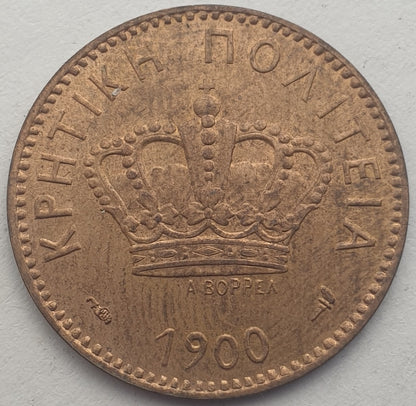 Greece - 2 Lepta 1900, Crete